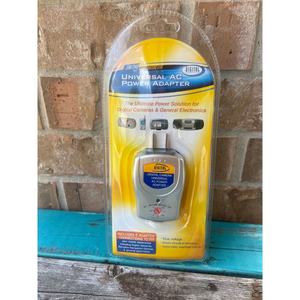 NIB Digital Concepts CH-1010 Universal AC Power Adapter Camera Battery 100/240v
